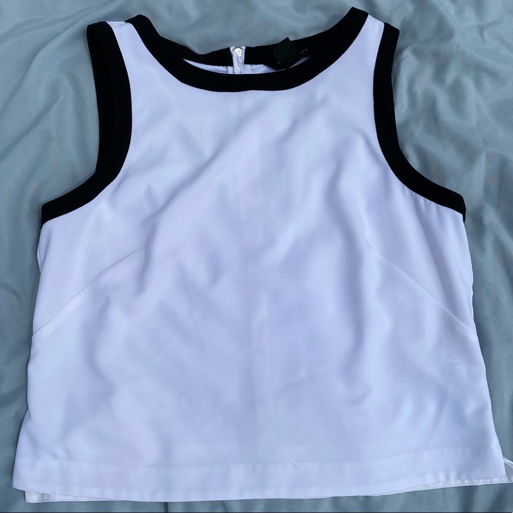 Black and White Sleeveless Top by White House | Black Market